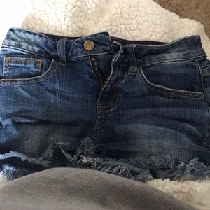 Denim shorts